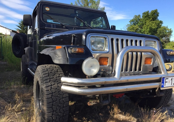 Jeep Wrangler cena 49500 przebieg: 166000, rok produkcji 1991 z Góra małe 191